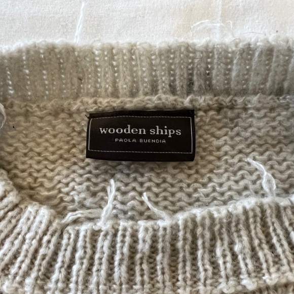 Wooden Ships Bonjour Witches Distressed Sweater - Picture 3 of 5